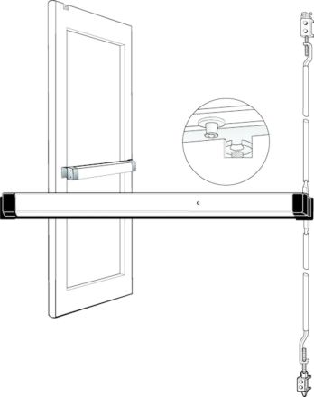 Adams Rite Exit Devices and Panic Hardware